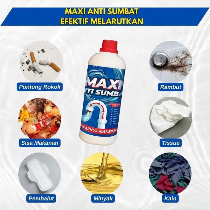Happy- Maxi Anti Sumbat Wc - Soda Api Cair - Soda Api / Wc Mampet