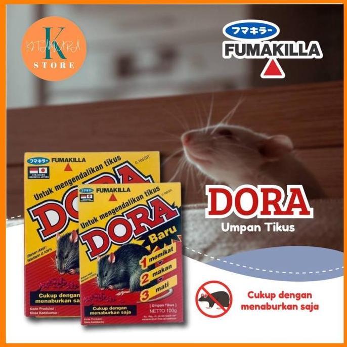 Dora Umpan Racun Tikus 100Gr Ampuh Mengusir Tikus Beserta Koloninya Racun Tikus Mati Kering