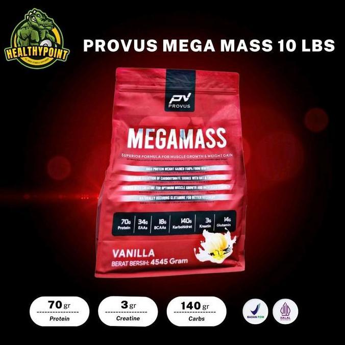 Provus Mega Mass 10 Lbs Gainer Pv Megamass 10Lbs