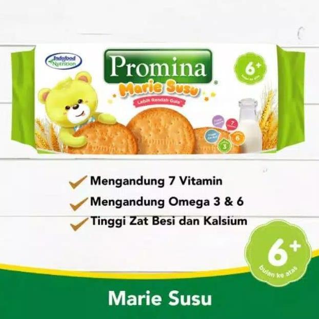 PROMINA MARIE SUSU REGAL 6+ 150GR BISKUIT SNACK BAYI CEMILAN MPASI