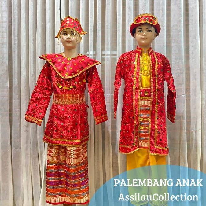 Pakaian Tradisional Palembang Anak//Baju Adat Palembang Anak