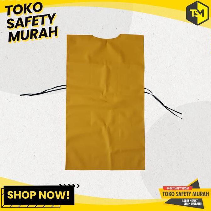 Apron Pupuk Industri Celemek Semprot APD Pelindung PVC Waterproof Tahan Air Kimia