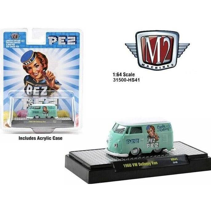 31500-HS41 M2 MACHINES 1960 VOLKSWAGEN VW DELIVERY VAN SHORTY PEZ AS2123
