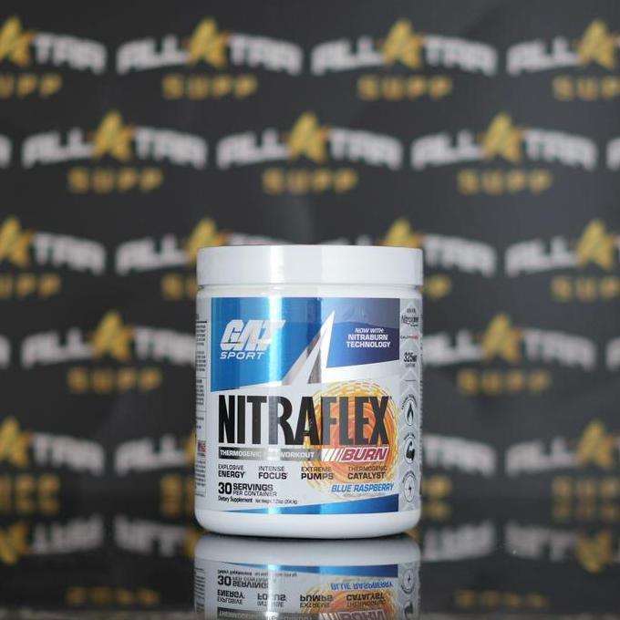 Gat Nitraflex Burn 30 Serving Preworkout Dan Fat Burner Thermogenic Suplemen Fitness Pwo Fitness