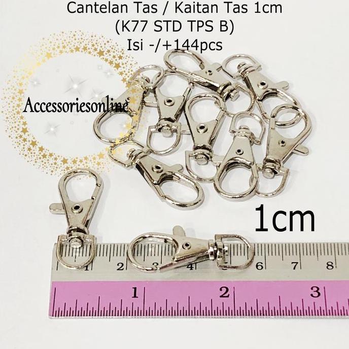 Handx- Cantelan Tas / Kaitan Tas / Id Card 1 Cm (K77 Std Tps B) Pergross Nkl
