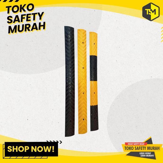 Speed Bump Rubber Polisi Tidur Karet Kecil Marka Kejut Mini Premium
