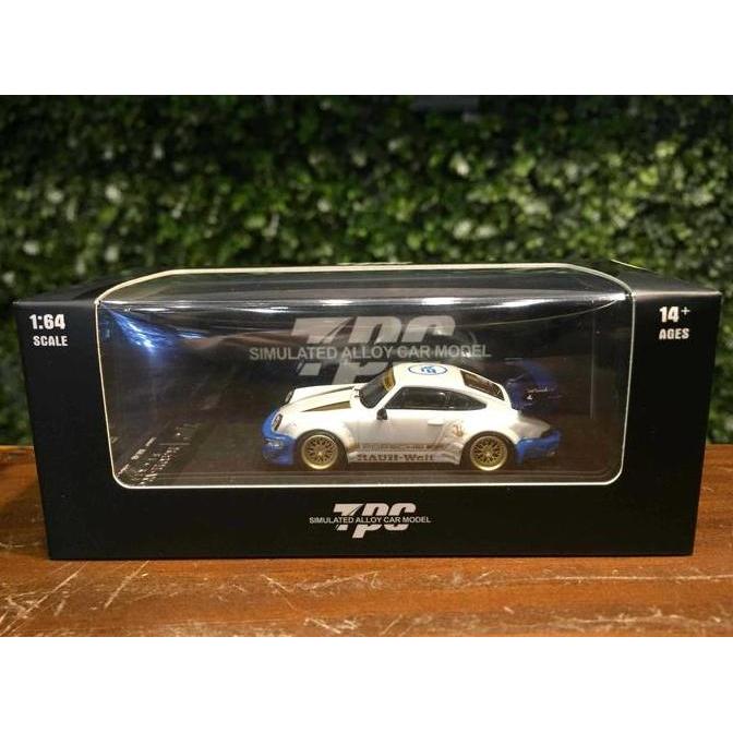 TPC644801 1/64 TPC RWB PORSCHE 911 (964) EA PEARL WHITE DIECAST AS2123