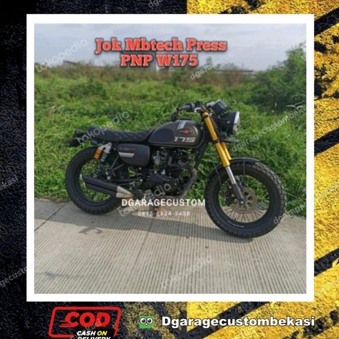 JOK W175 pnp kawasaki w175 kulit Mb tech press anti rembes