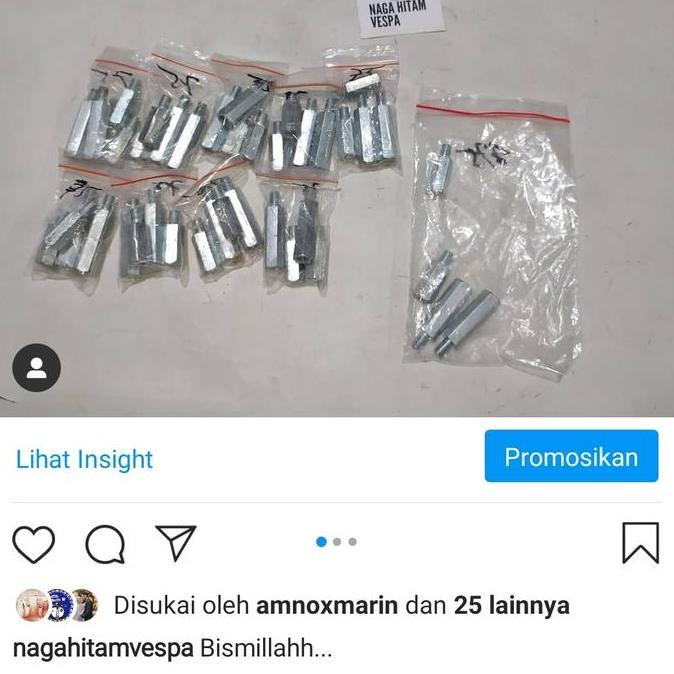 BAUT SPION SET VESPA EXCEL BARU SET CAKRA