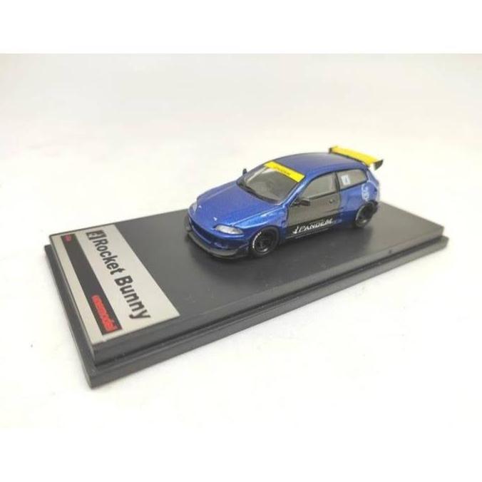 1/64 ONEMODEL ONE MODEL HONDA CIVIC EG6 ROCKET BUNNY PANDEM DIECAST AS2123