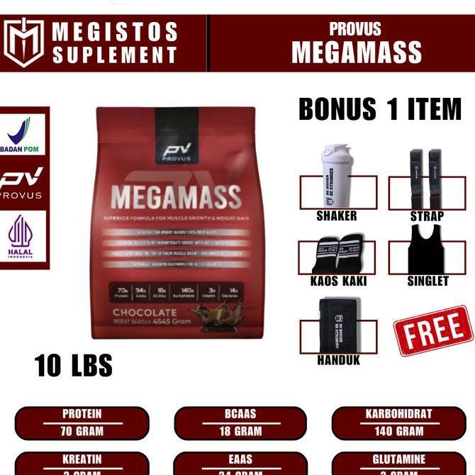Provus Megamass Gainer 10Lbs 70G Protein