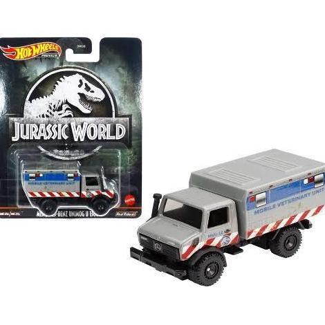 938K MERCEDES BENZ UNIMOG 1300 L JURASSIC PARK HOTWHEELS DIECAST AS2123