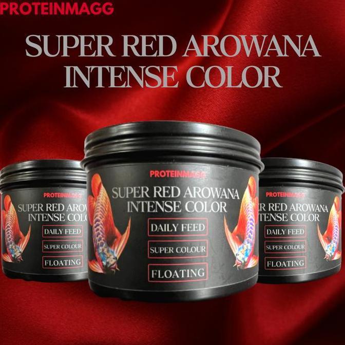 SUPER RED AROWANA INTENSE COLOR PELET AROWANA SUPER RED 100 GR
