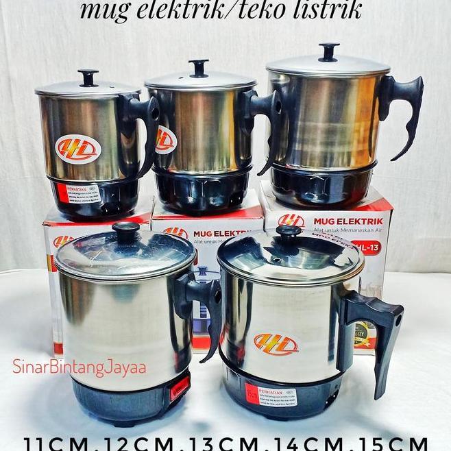 Teko Listrik Pemanas Air Stainless Mug Listrik Pemanas Air Elektrik