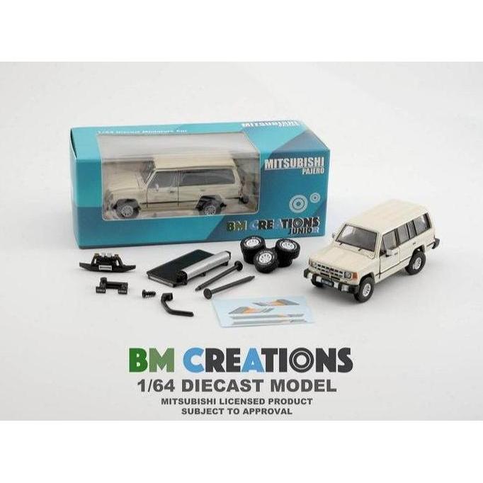 noelcuan.id / 64B0241 BM CREATIONS 1983 MITSUBISHI PAJERO MK1 IVORY DIECAST MOBIL Diskon