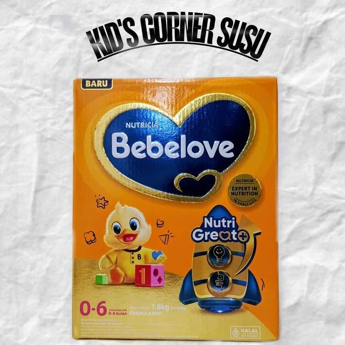 Weee- Bebelac 3+ 1+ 0- 6 6-12 Madu/Vanila 1800Gr Nutricia Susu Pertumbuhan(Kemasan Baru)