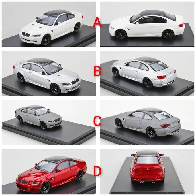 noelcuan.id / Fine Model 1/64 BMW M3 E92 White Grey Diecast Fine Works Diskon