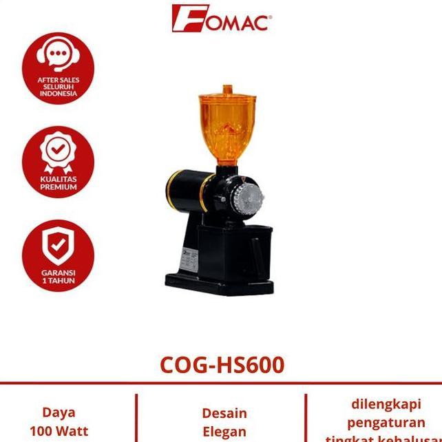 Fomac Coghs600 Coffee Grinder Mesin Penggiling Kopi