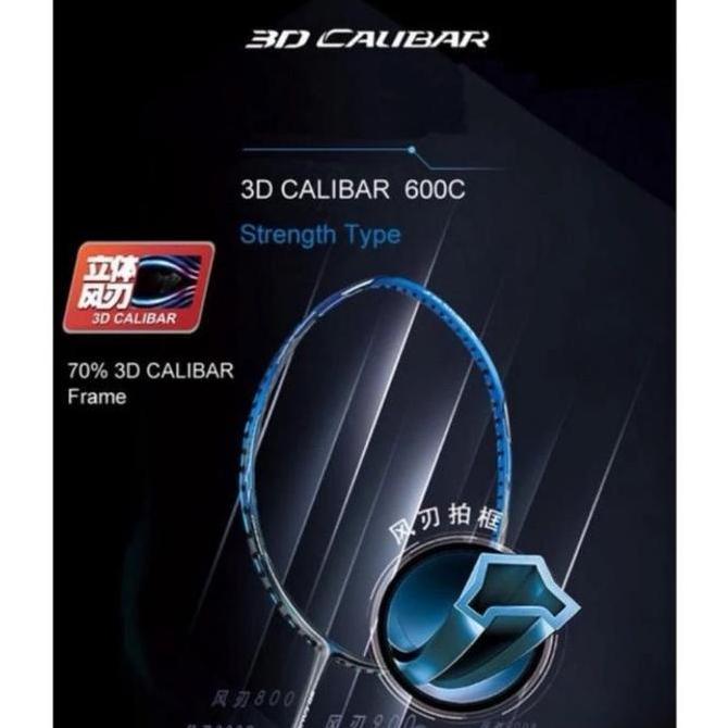Raket Badminton Lining 3D Calibar 600 Combat