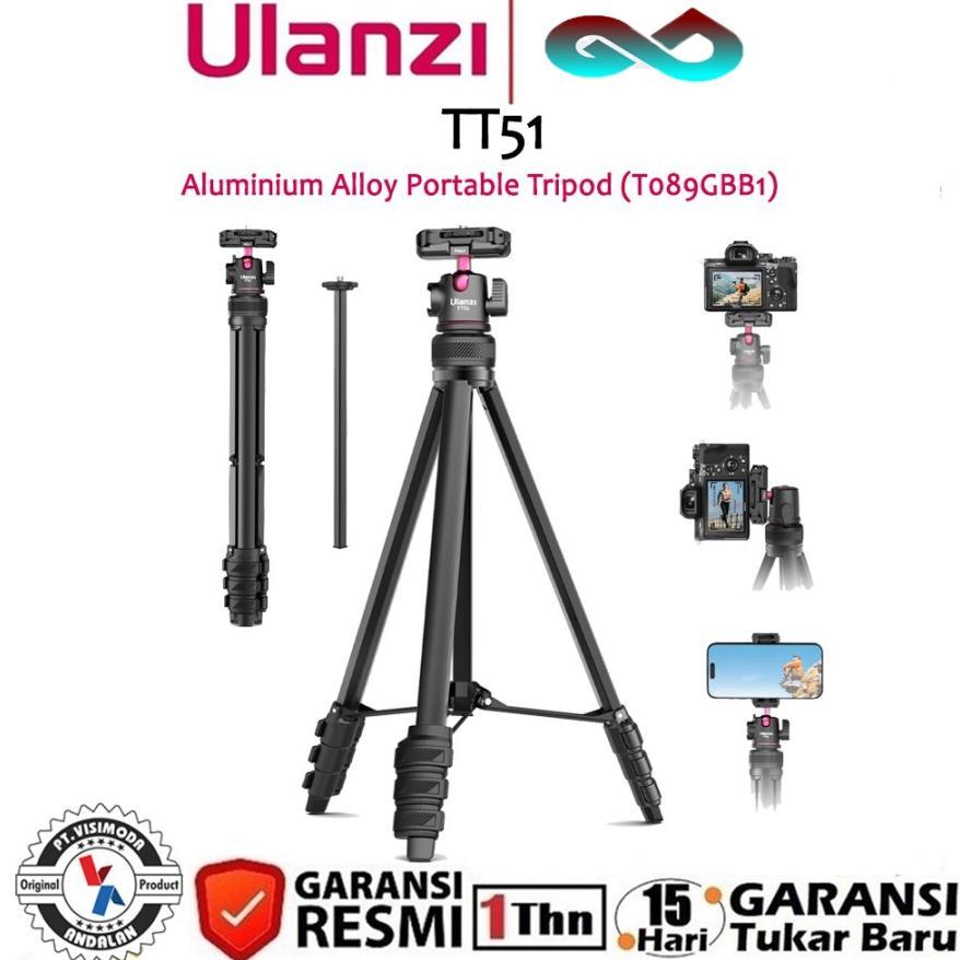 Ulanzi TT51 Aluminium Alloy Portable Tripod (T089GBB1)