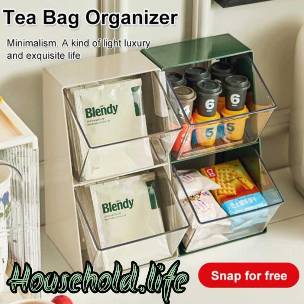 Laci Organizer Box Snack Rak Kotak Minimalis Rak Meja Rak Makanan Serbaguna