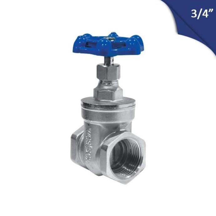 Gate Valve 3/4" ORIGINAL I Stop Kran Besi Air 3/4 inch
