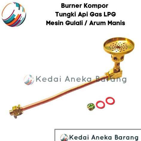 KOMPOR BURNER TUNGKU API MESIN GULALI ARUM MANIS RAMBUT NENEK GAS LPG AG27