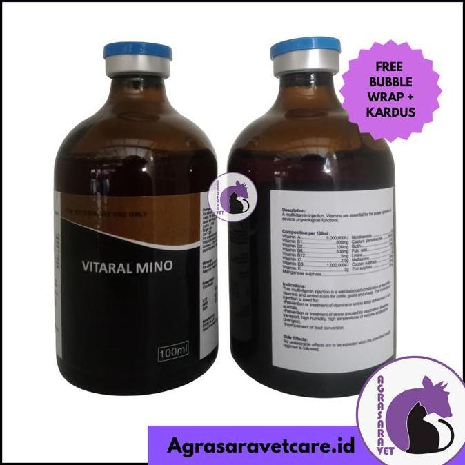 VITARAL MINO 100 Ml Multivitamin Asam Amino Inj - Like VIAMIN Like AMINOPLEX FORTE