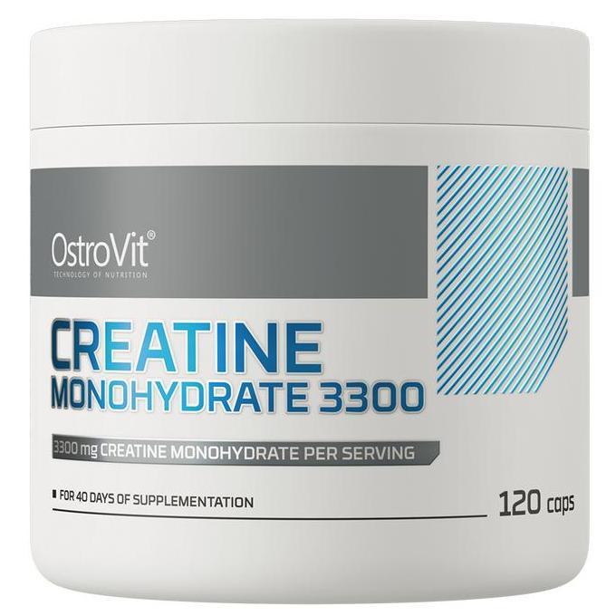 Ostrovit Creatine Monohydrate 3300Mg 120 Kapsul Suplemen Otot Energi Original Dari Polandia Meningka