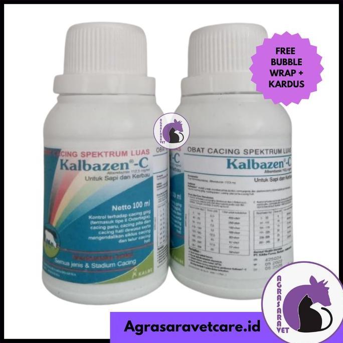 Kalbazen C 100 ml - Kalbazen Obat Cacing Ternak