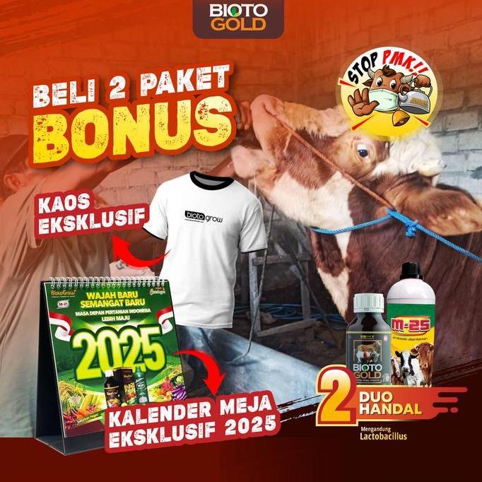 DUO HANDAL BIOTOGOLD DAN M25 ATASI PMK DAN PENYAKIT HEWAN TERNAK