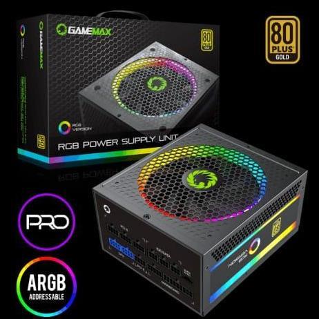 GAMEMAX PSU 1050W Modular RGB 80+ GOLD FULL MODULAR