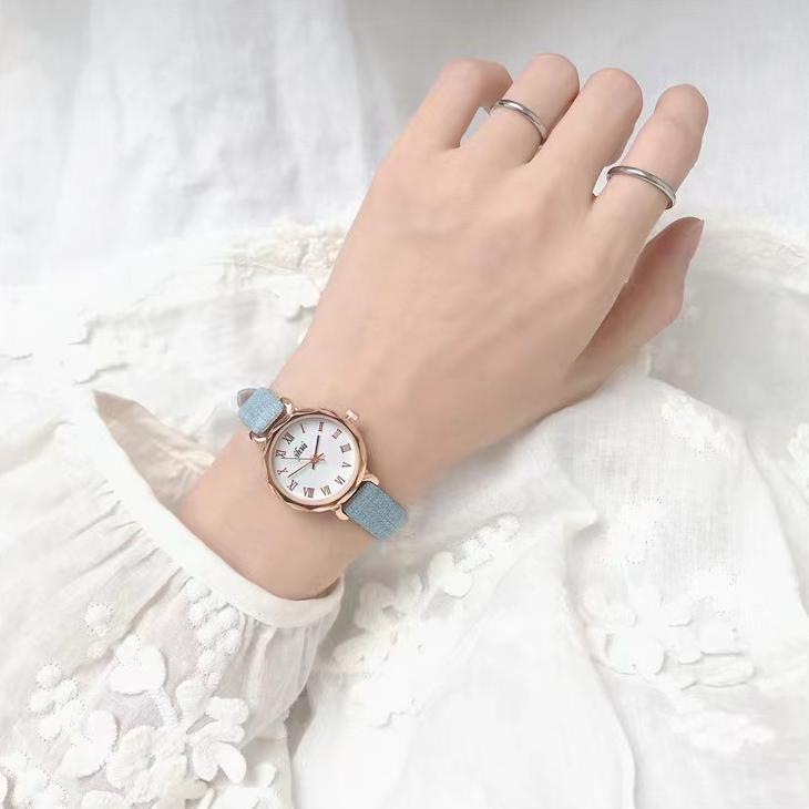 Original Jam Tangan Wanita Jhui Kecil Analog Romawi Fashion Wanita