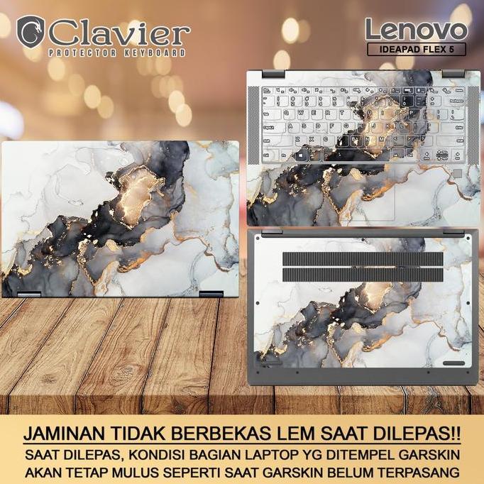 BEBAS ONGKIR - Cover Garskin Laptop Lenovo IdeaPad Flex 5 5i 14 Skin Gambar Fullbody