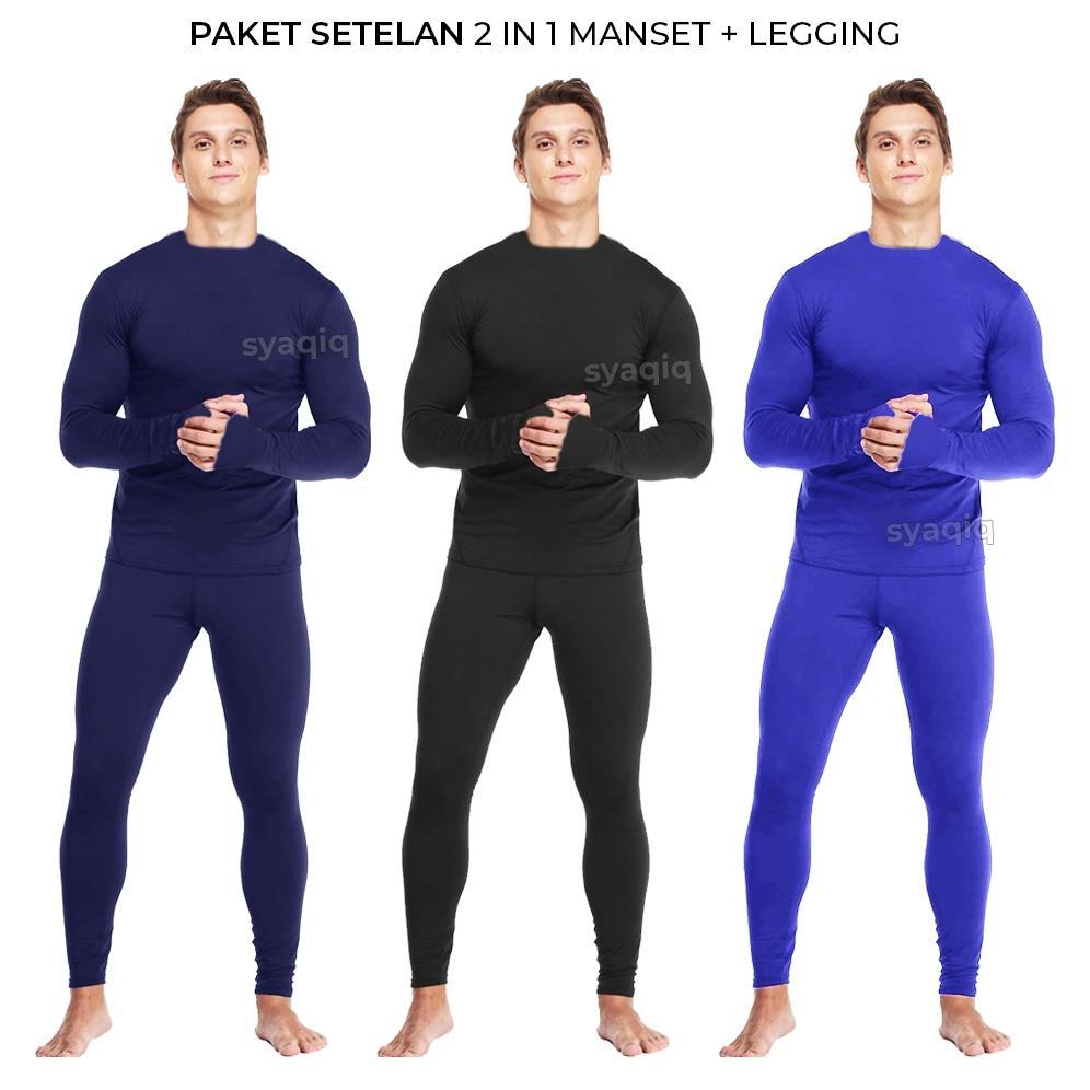 PREMIUM SETELAN BAJU MANSET BASELAYER PRIA CELANA PANJANG LEGGING SPORT OLAHRAGA SEPAKBOLA FUTSAL JO