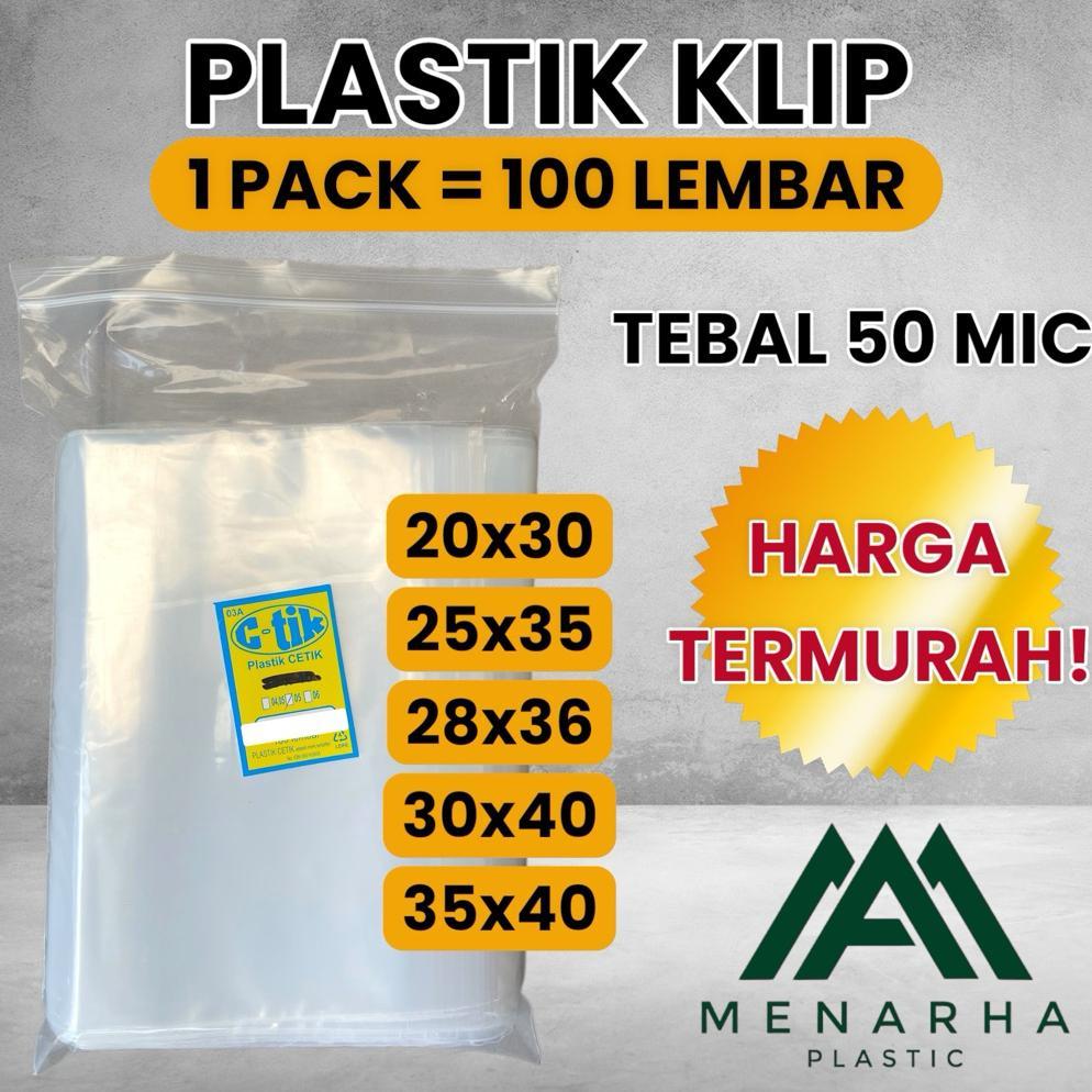 Plastik Klip/ Plastik Ziplock/ Pe Zipper Baju Tebal