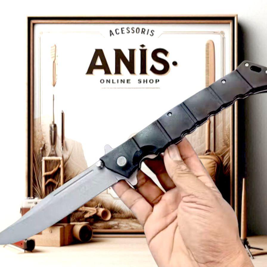 Pisau Survival Lipat Cold Steel Luzon " Solid Anti Karat