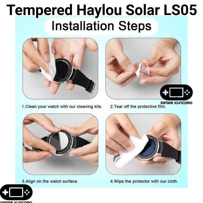 Tempered Haylou Solar LS05 antigores glass screen protector layar lcd haylou solar ls05