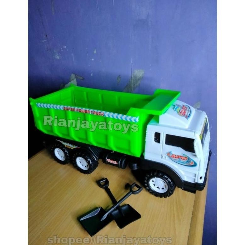 new arrival mainan anak truk bak pasir besar - mainan mobil truk bak