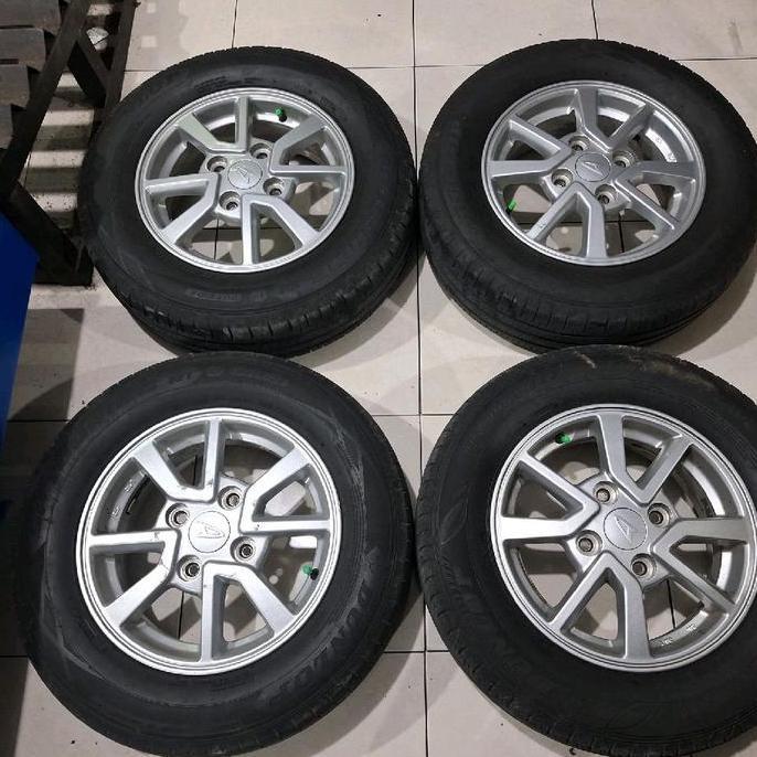Terlaris Velg Mobil Bekas Copotan Std Xenia Ring 14 Lubang 4 + Ban 185 70 R14