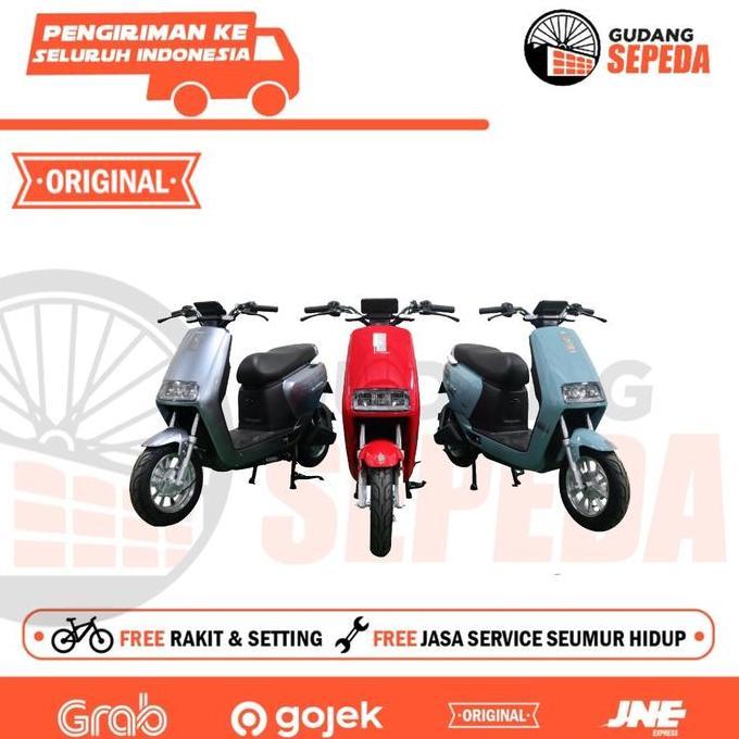 Terlaris Sepeda Motor Listrik Uwinfly Type New Love Summer Hemat Bbm Garansi