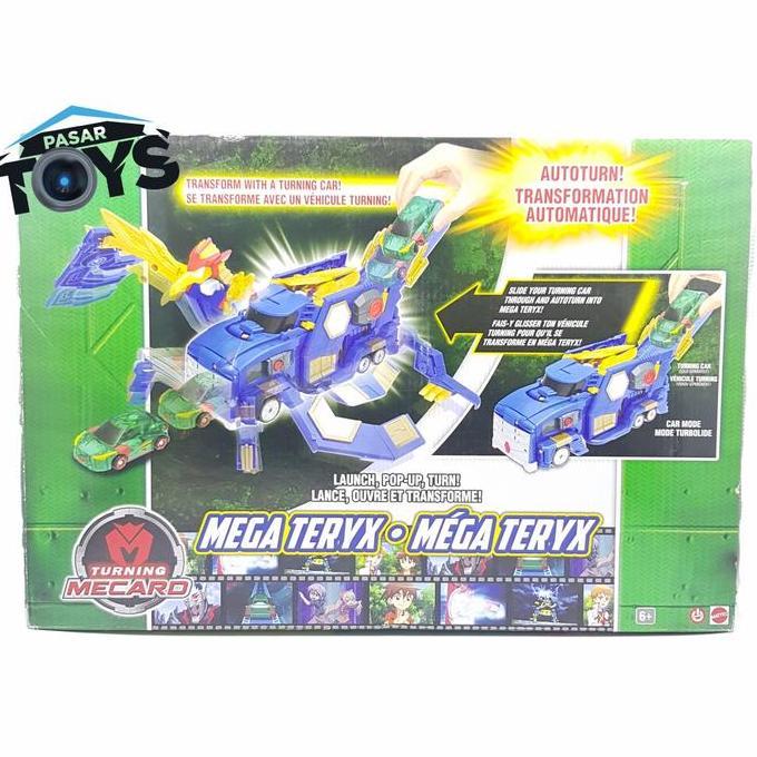 TURNING MECARD MECANIMALS MEGA TERYX VEHICLE MA99