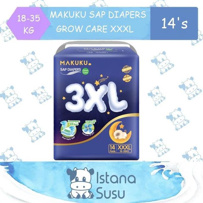 Diaper- Makuku Sap Diapers Grow Care Pants Size 3Xl / 4Xl