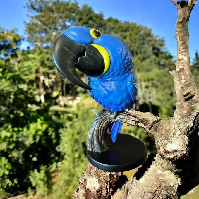 Hyacinth Macaw Animal Figure Miniatur - Anodorhynchus hyacinthinus Animal Heavenly Body