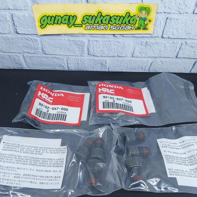 Baut Nap Gear HRC For Velg Gp NF4 NX4 OZ Marchesini Galespeed Techno