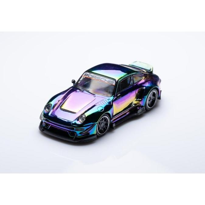 DCM 1:64 RWB Porsche 993 Ducktail Electroplated Colorful