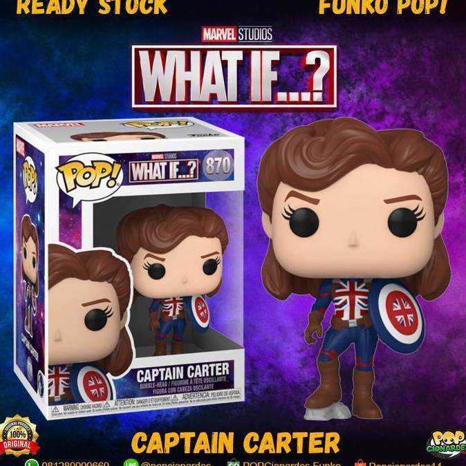 Funko Pop Marvel - What If? - Captain Carter #870
