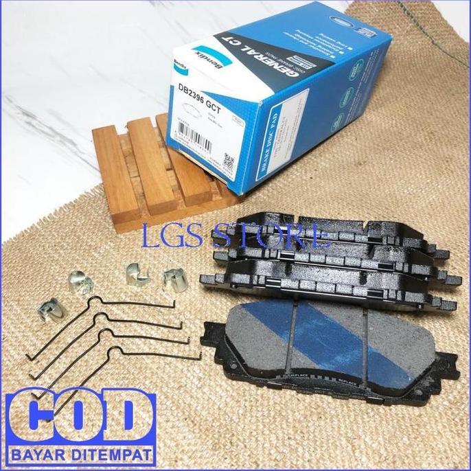 BRAKE PAD INNOVA REBORN - KAMPAS REM DEPAN INNOVA REBORN BENDIX DB2396 GCT