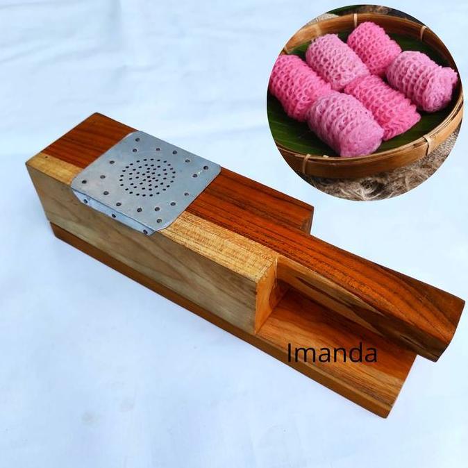 Cetakan Putu Mayang/Petulo Roll Spiral Malaysia Bahan Kayu Jati Allshop