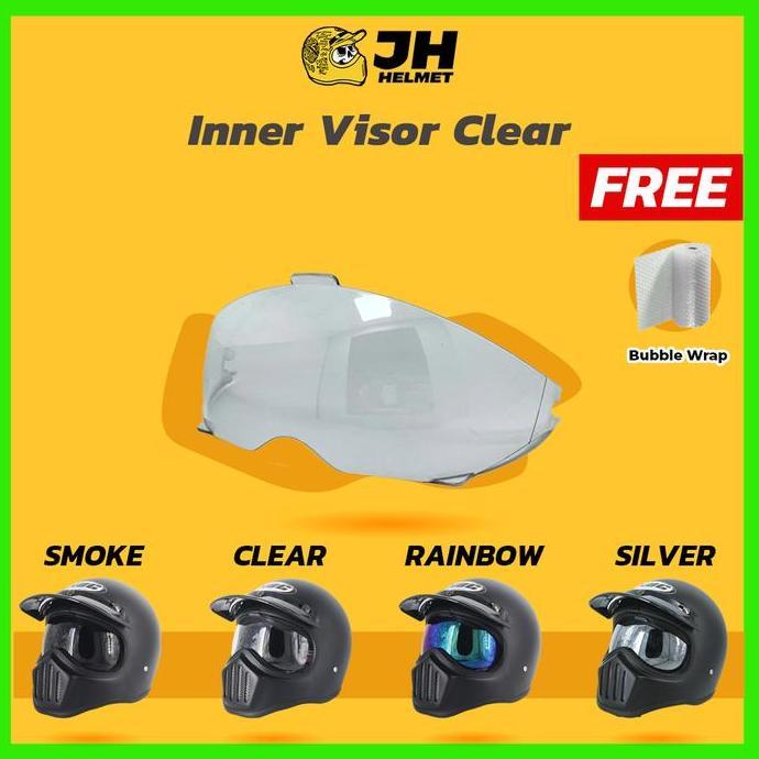 Testa- Kaca Inner Visor Silver Helm Cakil Hbc | Kaca Helm Cakil
